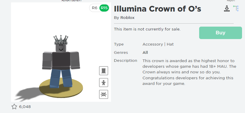 Theldiots's tweet photo. We will believe that you are a Roblox developer if you got this crown. https://t.co/097KbNF4mP
