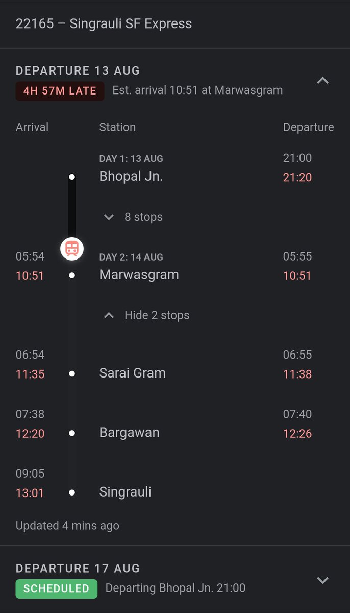 punnneeettt's tweet photo. @RailMinIndia @Indianrailway18 12 hour journey is extended by 5 hours

How can one depend on you . https://t.co/OFfyT2mk9w