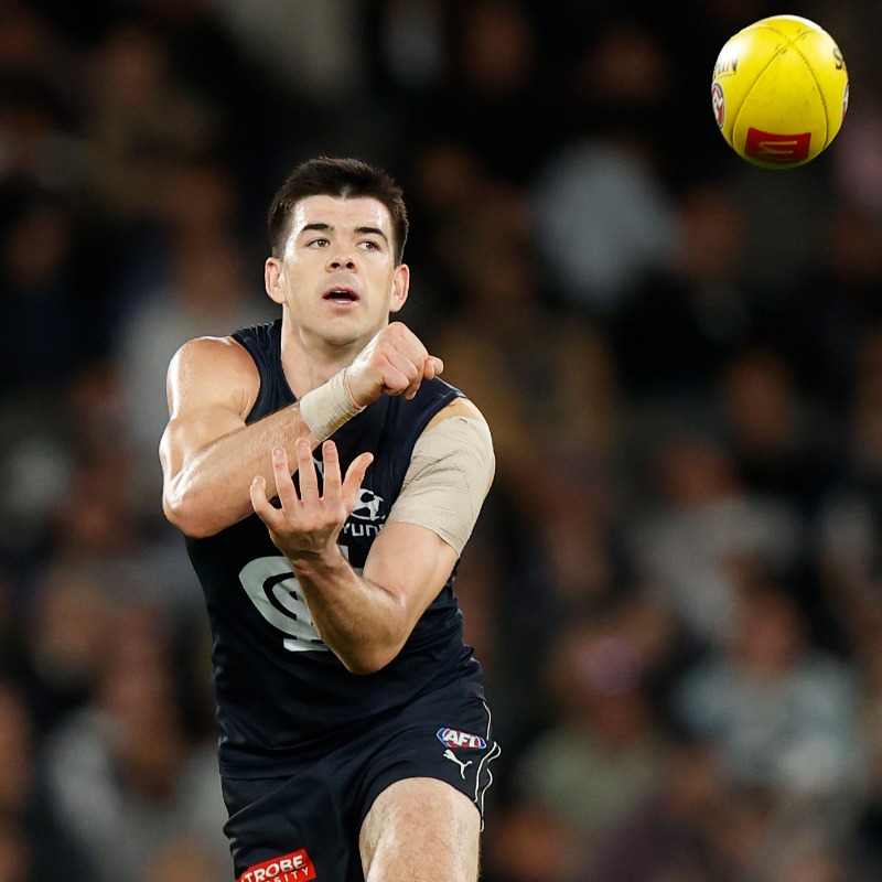 CarltonFC's tweet photo. Matthew Kennedy will miss the remainder of the 2022 AFL season after scans confirmed a Lisfranc injury for the midfielder.