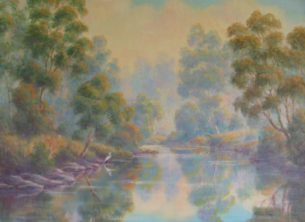 wallaby_studios's tweet photo. 129. "Bush Reflections" oil. 51cm x 43cm Allison Shaw. From Wallaby Studios" Stockroom Clearance
#bushcreek #australianart #oilpainting https://t.co/5CdXYEkpoj