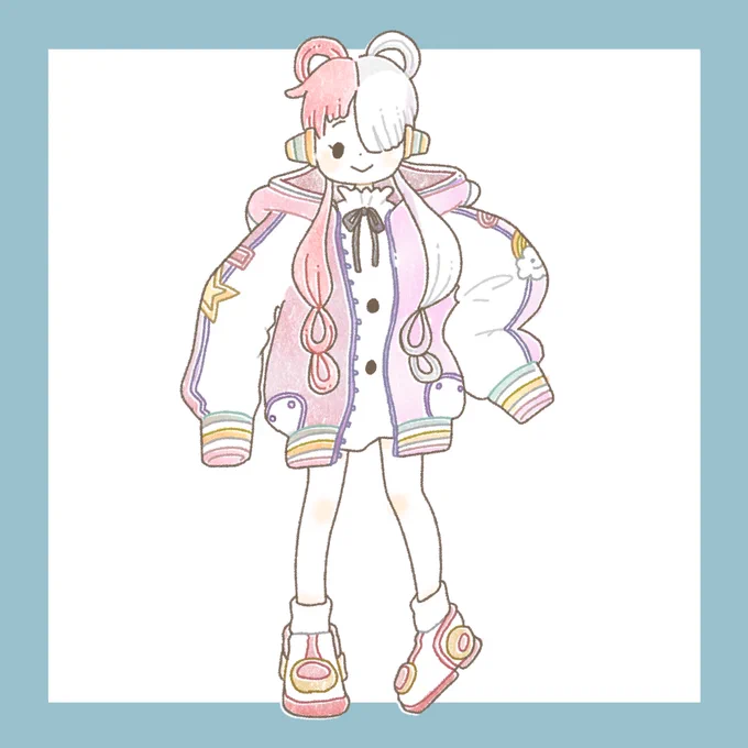 ワンピースのウタちゃんを描いてみました 