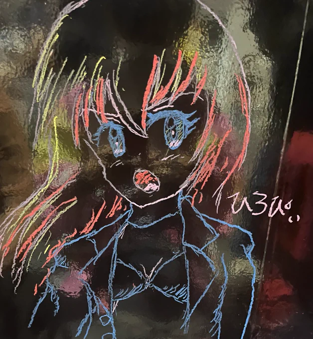 ルカさん描いたぁ(≧∇≦) 