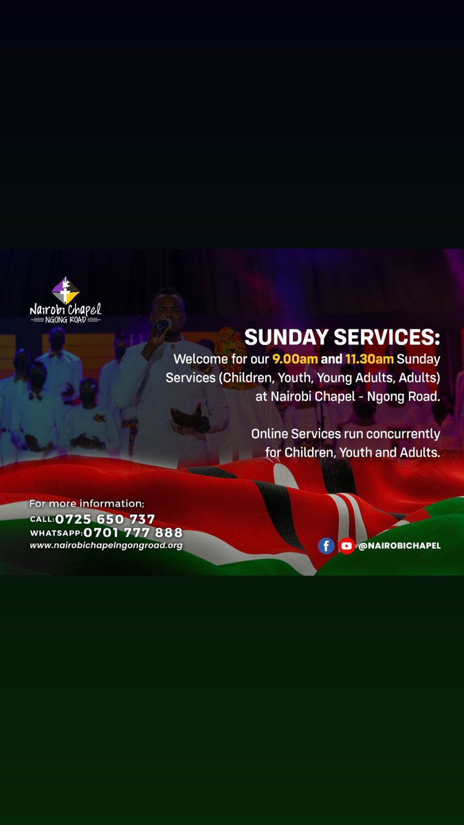 NairobiChapel's tweet photo. We hope &amp; praise the Lord continually. 

Hope gives us joy for every season, peace &amp; an assurance of faith in our unfailing God. 

Welcome to our 9:00AM #WorshipService. 

#HymnsOfHope #RaisingTheFlag
#GrowingDeepToReachWide

https://t.co/yuQpHwAOoY

https://t.co/i9QDqm9SYv https://t.co/OKxjT4tXQO