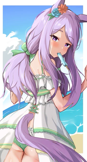 マックイーンとアイス#ウマ娘 #メジロマックイーン 