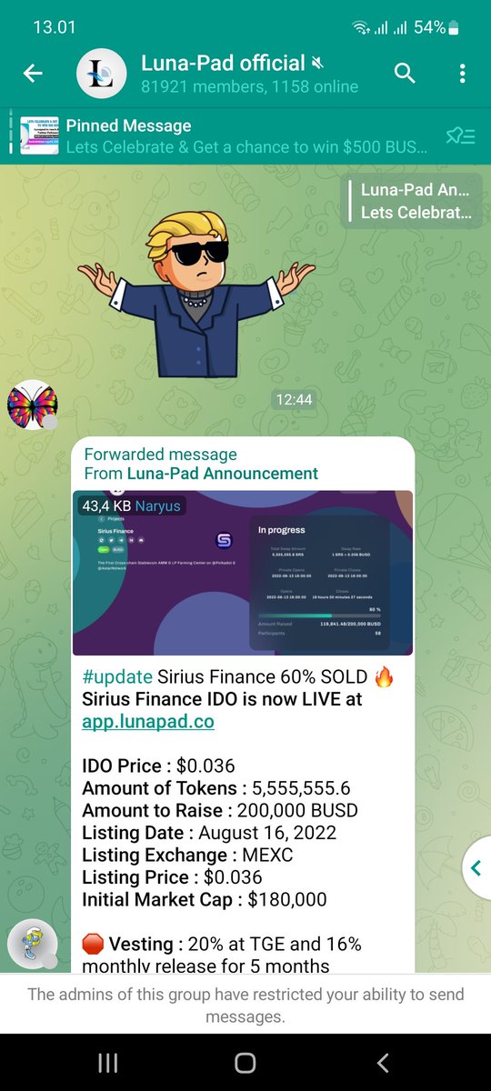 Syngates1997's tweet photo. @LunaPadOfficial I think this is a good project with clear future prospects.  I hope this project continues as we expect because it is supported by a good team.
@bristens1 @Icalisa97 @AnisaApriana https://t.co/6GGMLuk78Z