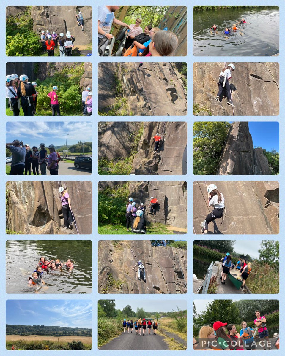 Day 2 at camping, canoeing in the morning🛶  followed by some rock climbing.. they young people did brilliant and some fears were broken🪨 was a fabulous weekend had by all and even better as the sun was shining☀️