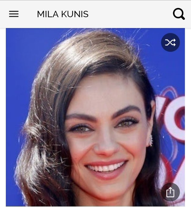 Happy birthday to this great actress.  Happy birthday to Mila Kunis 