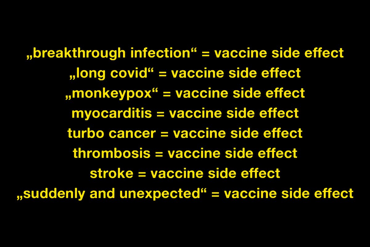 #BreakthroughInfection #LongCovid #Monkeypox #Myocarditis #TurboCancer #Thrombosis #Stroke #SuddenlyAndUnexpected #SADS #Corona #VaccineSideEffects #VaccineInjuries #Unvaccinated #DontLookUp