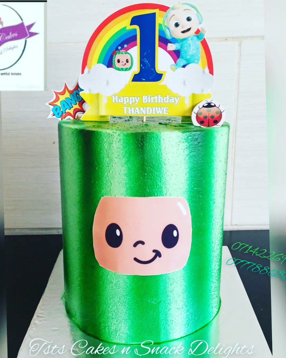 SnackTsts's tweet photo. Cocomelon themed cakes for your little ones..get in touch for orders https://t.co/iisNFsdnAY