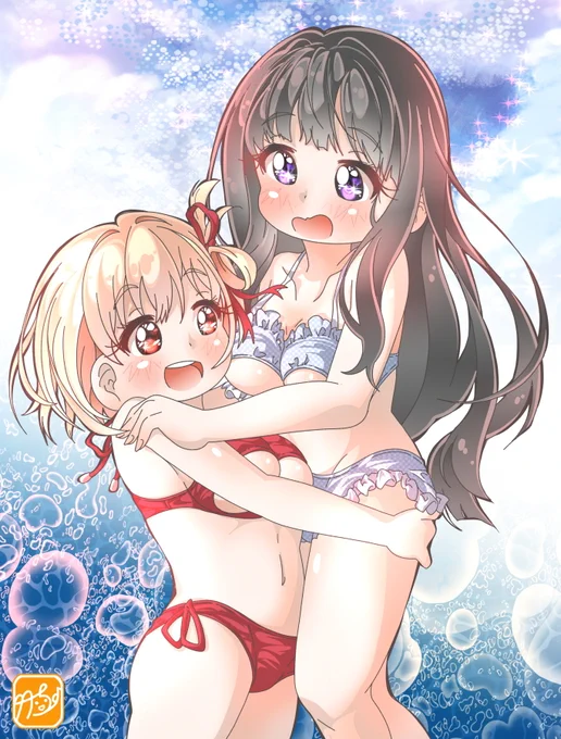 『リコリス・リコイル』第7話お疲れ様でした千束ちゃんがたきなちゃんの胸元に顔すりすりするイチャラブシーンいただきました憧れの吉松に再会したい夢は叶ったものの、ミカが隠していた事で千束ちゃんのメンタルが心配です… #リコリコ #リコリコ好きと繋がりたい 