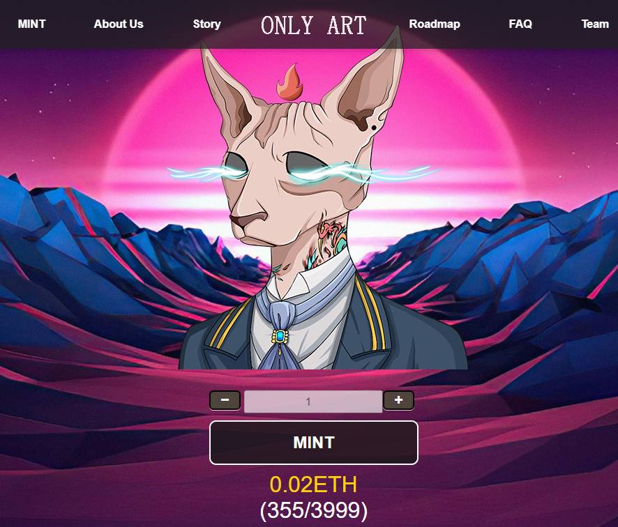 Hairless Cat NFT tweet media