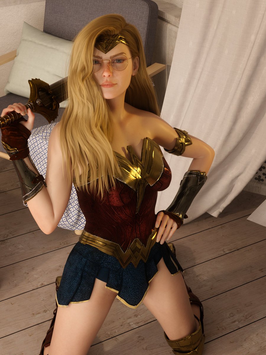It's cosplay time !
Now I know an amazon that loves a good ride. 😏