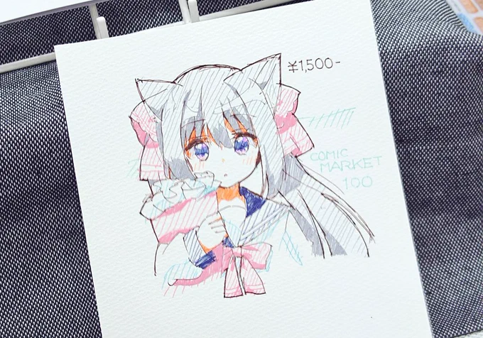 ボールペンイラスト その2¥1.500- 