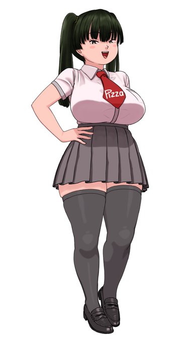 ドカンとしたおっぱいからズドンとスカート生えてボボンと太もも飛び出すこの感じ イエスだね 