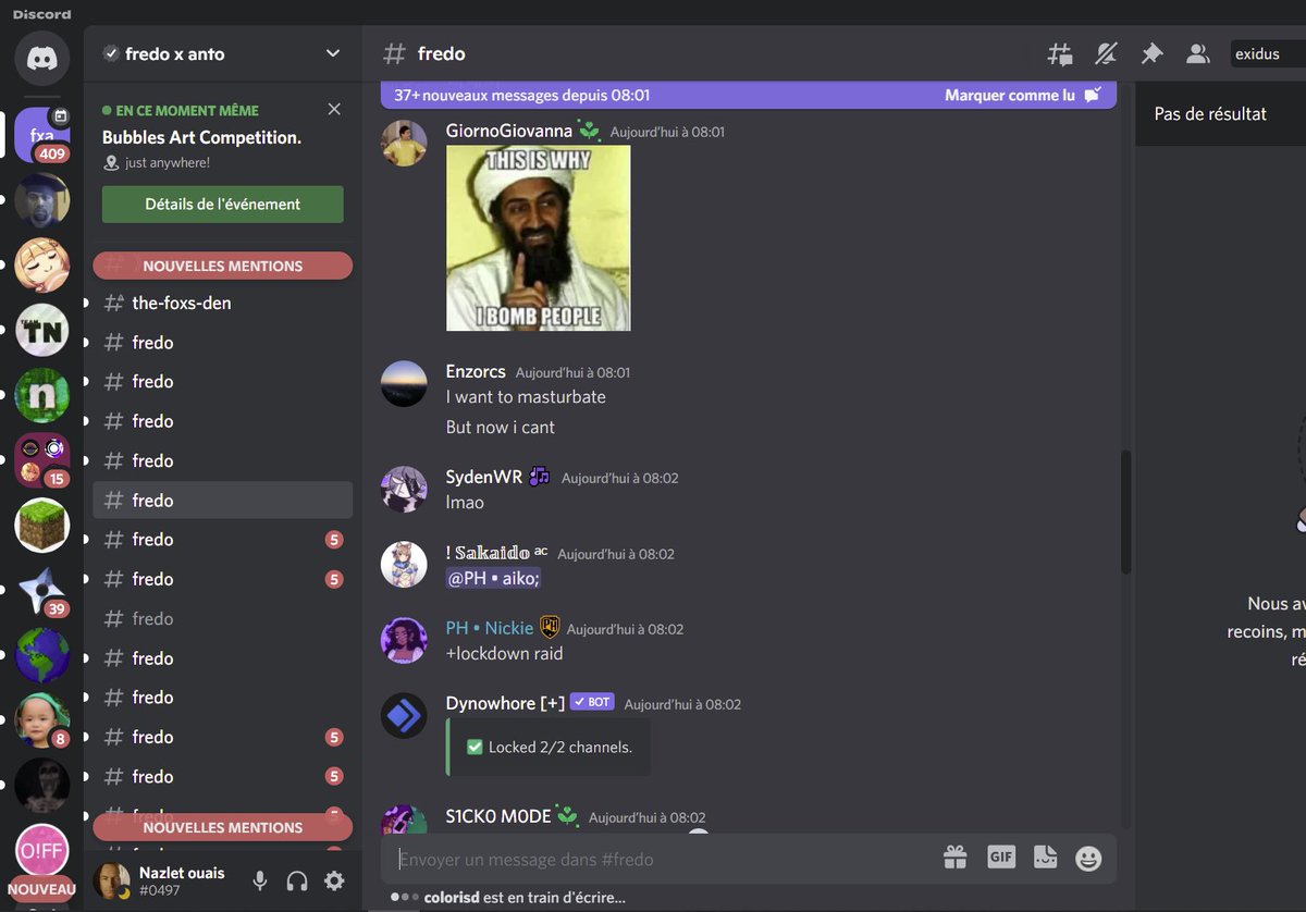 _nzlt's tweet photo. Pornhub se sont fait hack leur serveur discord, assez drôle (ne pas se demander pk jsuis dedans) https://t.co/rGUeQ6yrTI