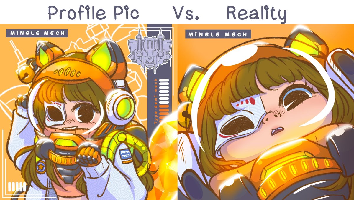 MingleMech's tweet photo. Me in profile pic vs me in reality:

#nft #NFTCommumity #NFTartist #NFTMarketplace #NFTTHAILAND https://t.co/AGprceVZEm