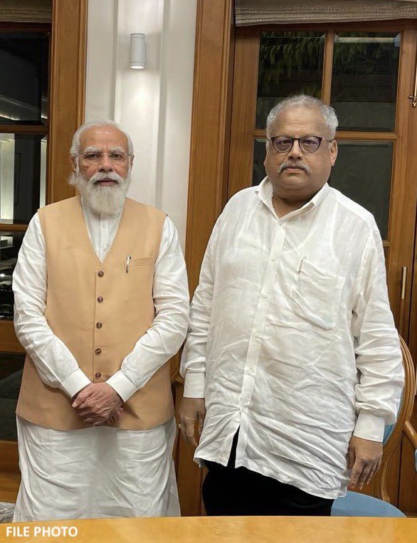 BaBaKumarAman's tweet photo. प्रख्यात उद्योगपति श्री राकेश झुनझुनवाला जी का निधन अत्यंत दुःखद है।

प्रभु श्री राम से प्रार्थना है कि दिवंगत आत्मा को अपने श्री चरणों में स्थान तथा शोकाकुल परिजनों को यह दारुण दुःख सहन करने की शक्ति प्रदान करें। 

ॐ शांति! https://t.co/kb0YQNyBFB