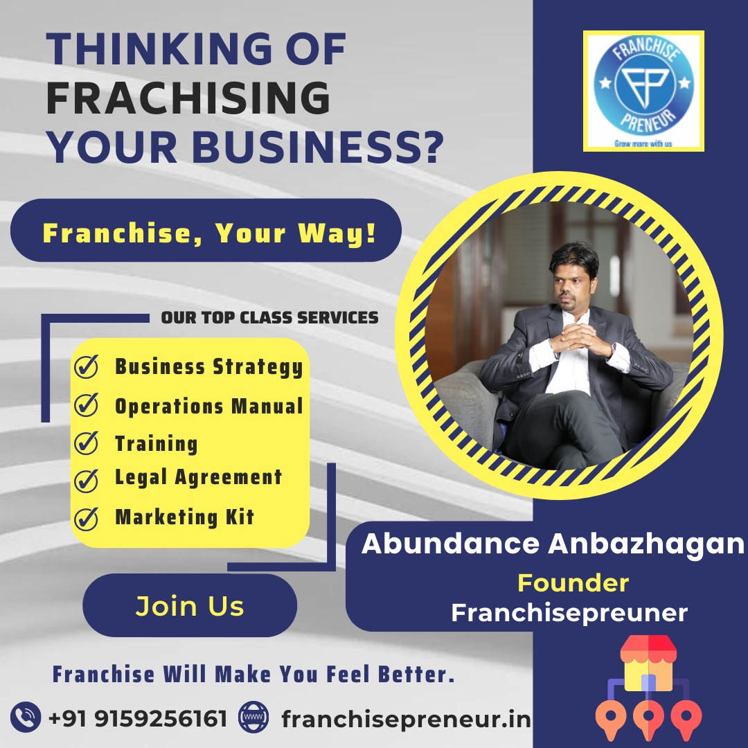 FranchisetoGrow's tweet image. Franchisepreneurr's profile picture
franchisepreneurr
THINKING OF FRACHISING YOUR BUSINESS
#businessstrategy
#operationsmanual
#träning
#legalagreement
#markingkit