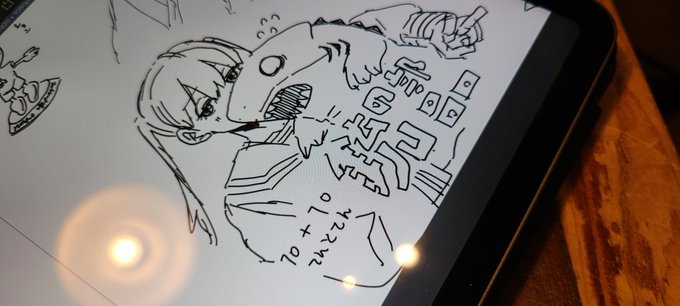 10サン、恐ろしいスピードで魅力的な絵を描いていくので震えてた。 