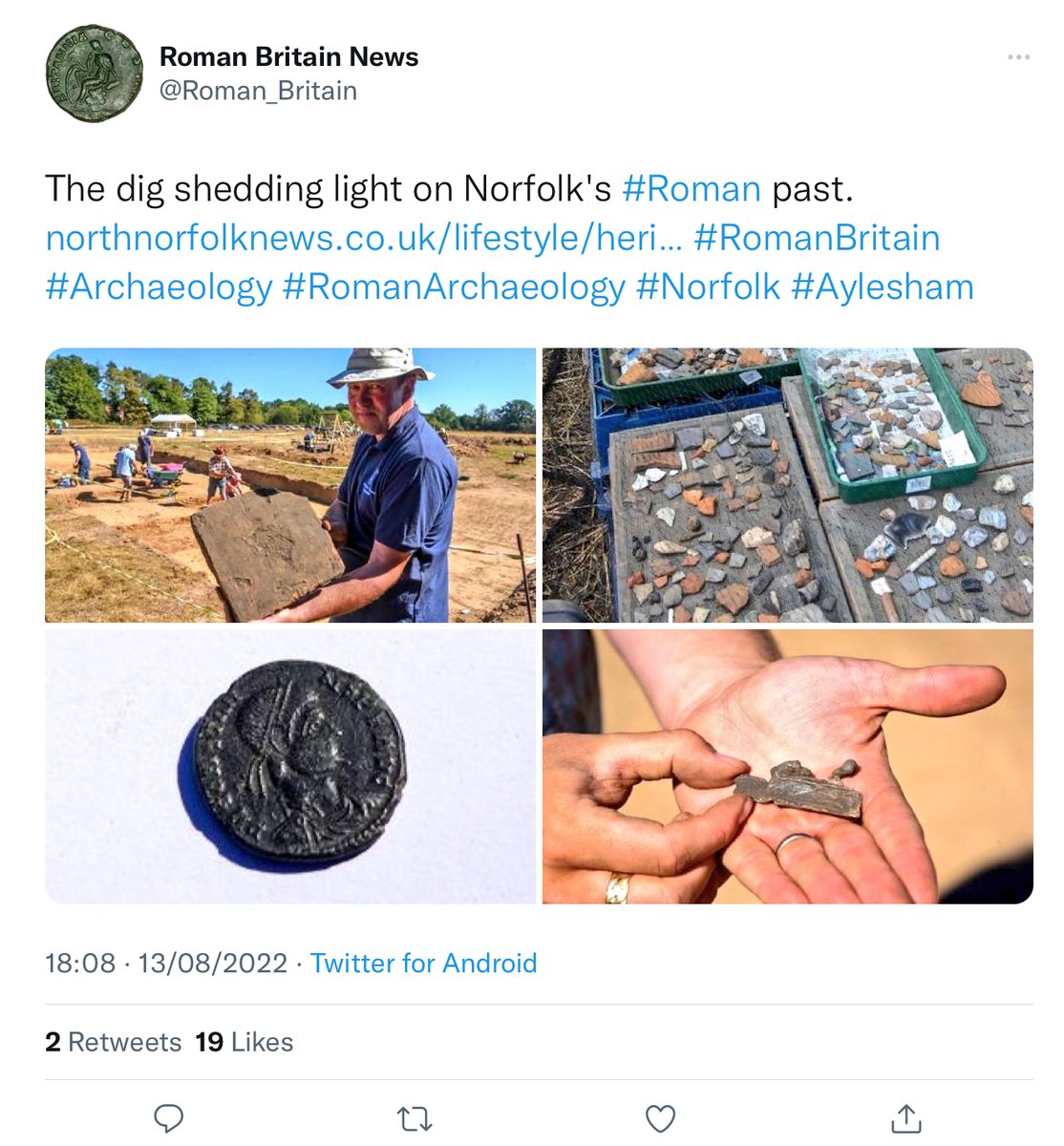 Great when you scroll through Twitter and see someone you know!