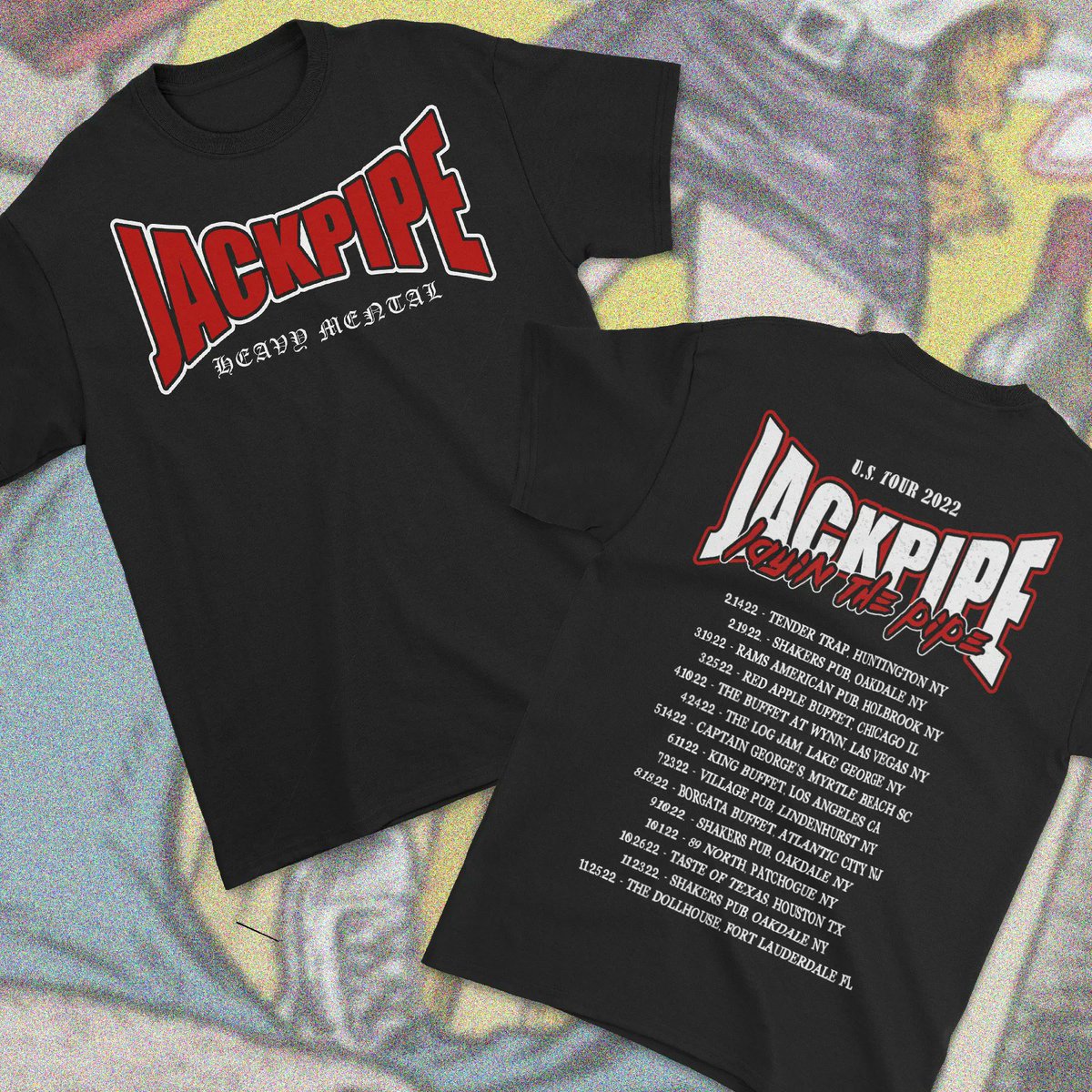 Jackpipesinger's tweet photo. New US tour shirts coming...
#jackpipe #layinthepipeustour2022 https://t.co/xzhpQFDQCA
