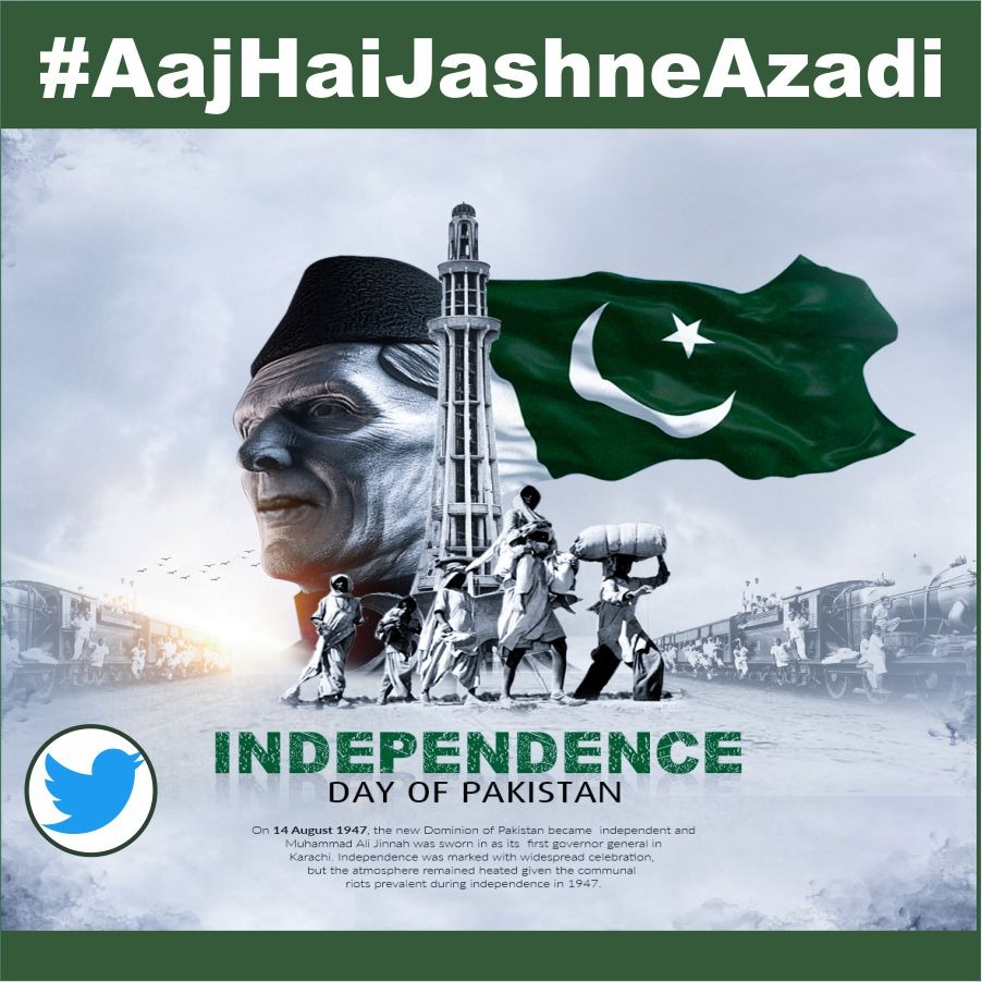 zubbair_bhatti's tweet photo. #AajHaiJashneAzadi 
ہم تو مٹ جائیں گے اے ارض وطن لیکن
تم کو رہنا ہے قیامت کی سحر ہونے کی 
💝🇵🇰 https://t.co/oEzEvLvWqg