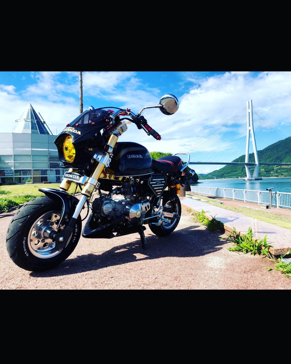AThannel's tweet photo. ＃4ミニ ＃ミニバイク　#しまなみ
＃バイク乗りとして軽く自己紹介

❇︎名前　aki.chan
❇︎性別　♂
❇︎住み　広島県南部
❇︎年齢　30代前半

ひとこと
楽しく生きましょう〜🙌✨✨ https://t.co/1XaS4CY8Oe