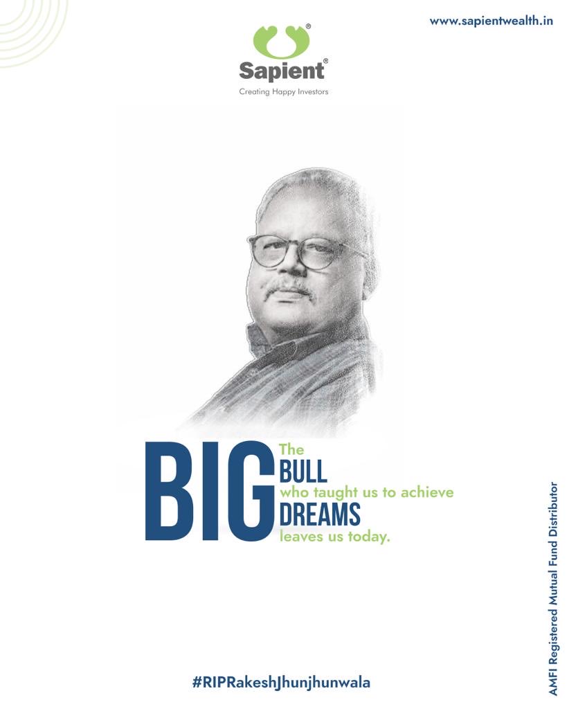 KariyaParesh's tweet photo. RARE legend who taught a common man to DARE. RIP BIG BULL. https://t.co/GPmPvbdXe5