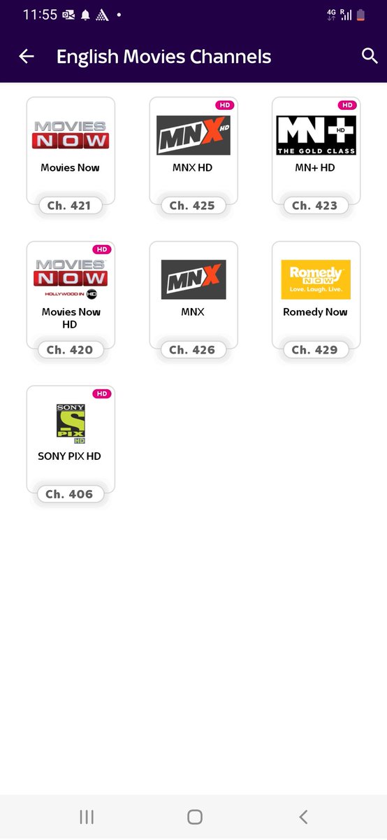 thaker_gunjan's tweet photo. @StarMoviesIndia Tata Play is not showing channel no. 403 when we search for English Movies, even when search only by writing Star it's not coming in search list.  May be they don't want to promote your channel https://t.co/ZQGubKsyTM