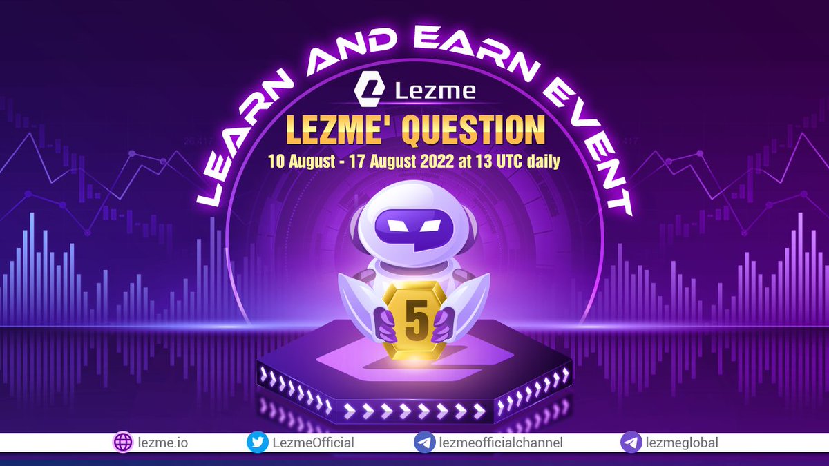 LezmeOfficial's tweet photo. 📣𝐋𝐄𝐀𝐑𝐍 𝐀𝐍𝐃 𝐄𝐀𝐑𝐍 𝐄𝐕𝐄𝐍𝐓  is still taking place !!!!!!!!!

 Join here: 
⚡️Venue: https://t.co/a34uUsi2Wi
⚡️ The 3 random winners who answer correctly will be announced within 24h.

𝑺𝒕𝒂𝒚 𝒕𝒖𝒏𝒆𝒅 𝑳𝒆𝒛𝒎𝒆!

#lezme #minigame #crypto https://t.co/nfKROTb8Jx