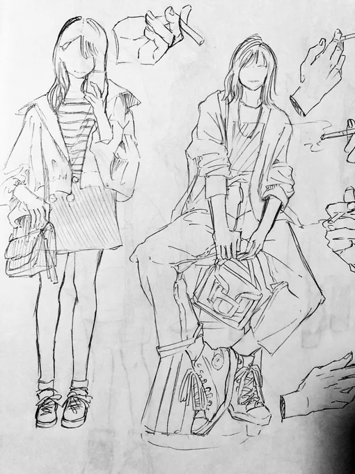最近女の人を描いてみてる(*^^*)
模写ですが、それでも訳わかんないw 