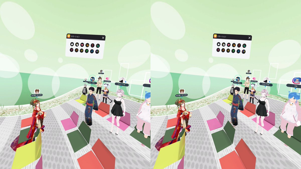 4mota's tweet photo. VRスクショ、TwitterでVR対応して欲しい…
( VRで見たらSBSで見えて、スマホとかPCでみたら片目画像だけ見れる、のような)。
【終了】VTuber達がclusterを勉強する会 https://t.co/WCFFlz0R7M #メタイベ研究会 #cluster #TwitterVR #スマホPCで入れるVR #Metaverse https://t.co/acTBdZKazg
