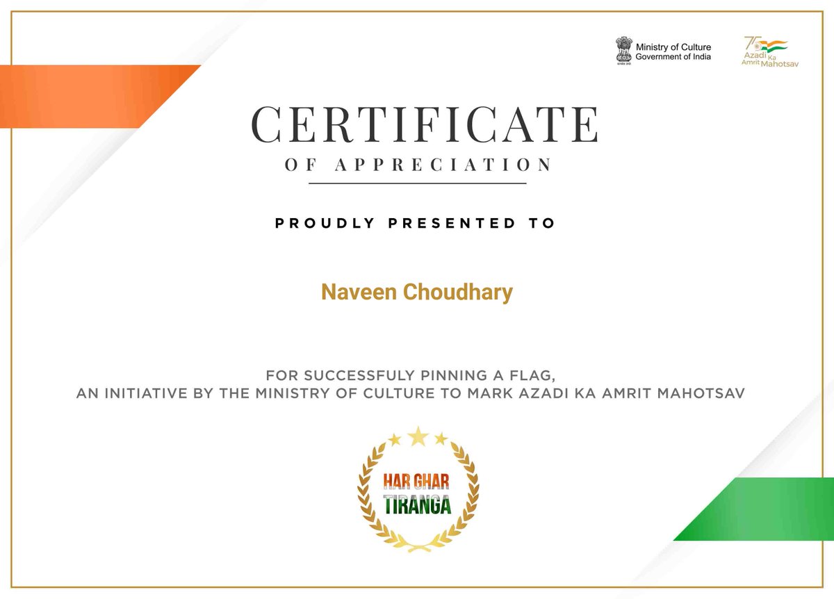 hellonaveen12's tweet photo. Let's come forward and contribute our part in pinning our Indian flag and putting a selfie with it. https://t.co/UwwYnjWIJh #harghartiranga https://t.co/8uEGuPbqbB