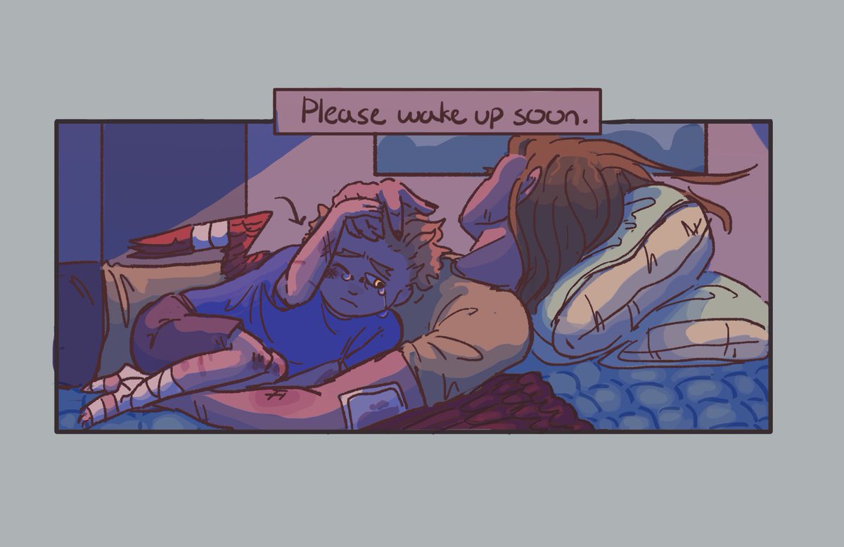 if you saw my original post uh. no you didnt. 🔫
anyways!! i swear i love these boys i just. also love beating them up

this was heavily inspired by the fic Beast In The Sky! (Linked below!!)
shinyo belongs to <a href="/SleepwalkersKid/">Sleepy</a>!