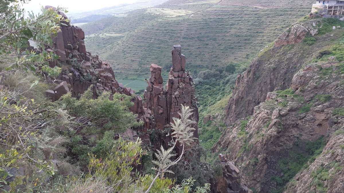 Hadgitourism's tweet photo. #Cheleanqua a small heavenly valley with a breathtaking waterfall and landscape at #Debri, #Mekelle. If properly developed such places would serve as recreational and soul healing destinations in #Tigrai. https://t.co/MnhfQJig7j