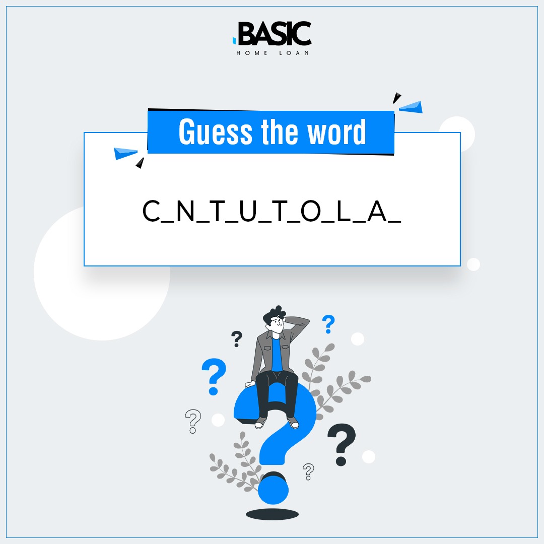 LoanBasic's tweet photo. Can you guess the right word?
#basicloan #loan #advisory #finance #technology #fintech #homeloan #home #newhome #loanagainstproperty #renovationloan #construcationloan #balancetransfer #plotloan #bank #banking #cashcash #missingword #fillup https://t.co/ONfVPOt977
