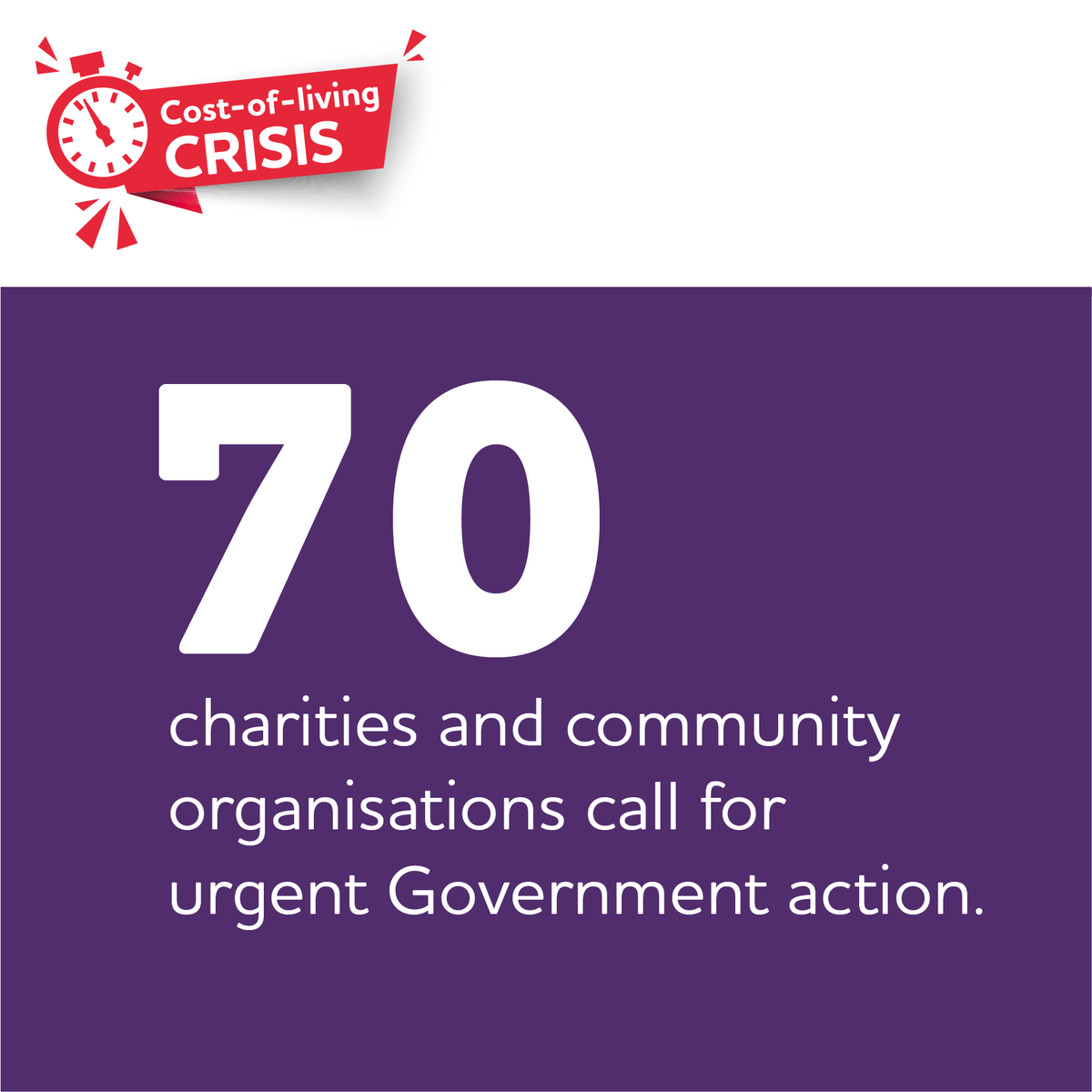 NEW: The impact of the cost-of-living crisis on low-income families is the gravest issue our country faces. 

We, along with 70 other charities, have written to <a href="/trussliz/">Liz Truss</a> and <a href="/RishiSunak/">Rishi Sunak</a> for their reassurance that families will receive sufficient support.

🧵