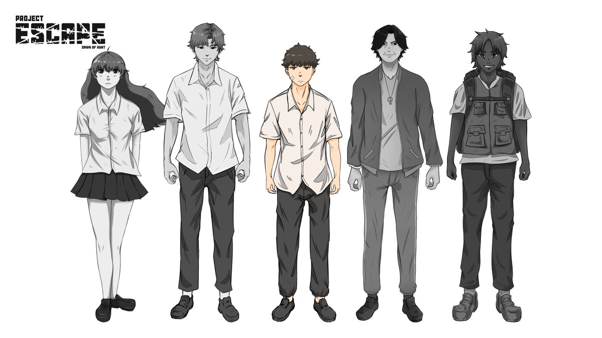 wserpent_studio's tweet photo. Chain, He is a person who likes to keep calm and likes to make a world-weary face. He is pessimistic about his surroundings until his friends often see him as someone who can’t be relied on.
#ProjectEscape #visualnovel #Chain https://t.co/Q9gKr03HRS