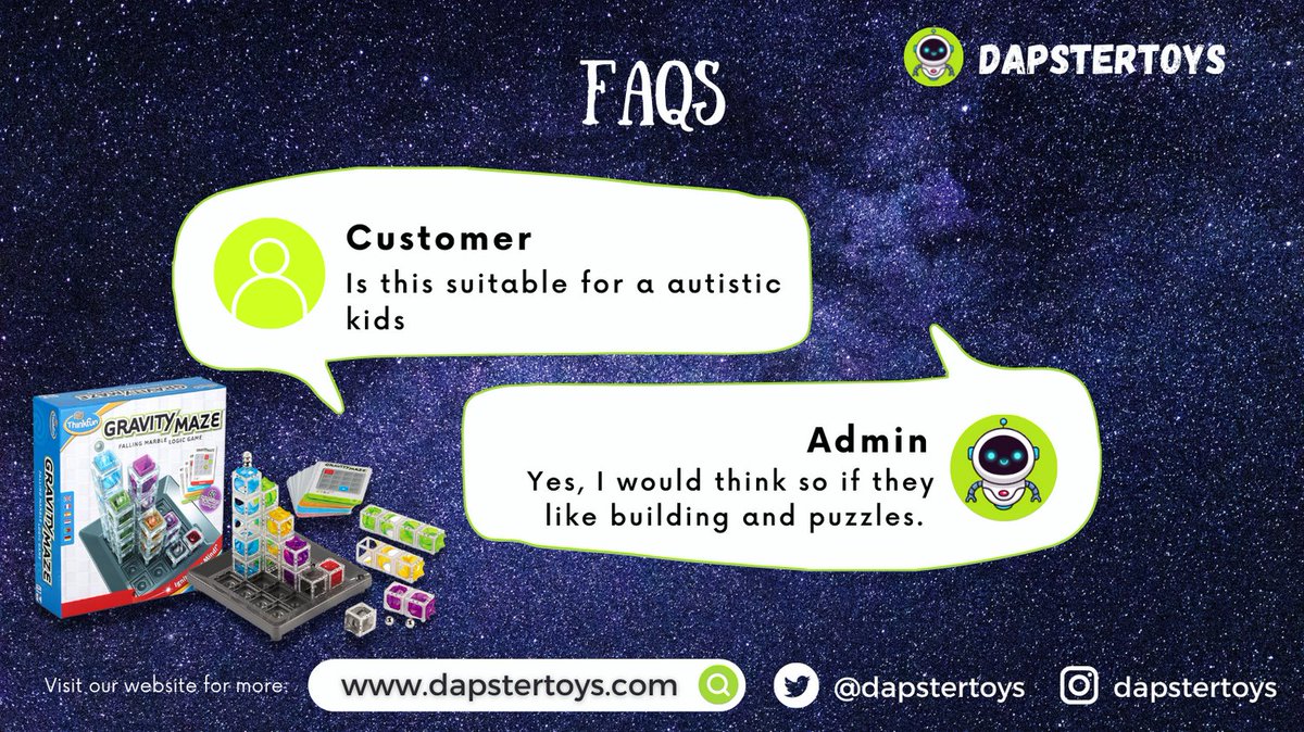 Another FAQ for today!

#STEM #STEMtoys #STEMlearning