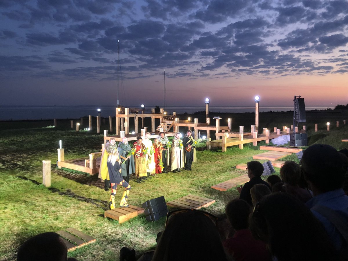 Briljante voorstelling Verdriet van de Zuiderzee op het Klif van Oudemirdum.@DeLawei <a href="/gemeenteDFM/">gemeente De Fryske Marren</a> <a href="/LF_2028/">Arcadia</a> @OrkaterMexHond