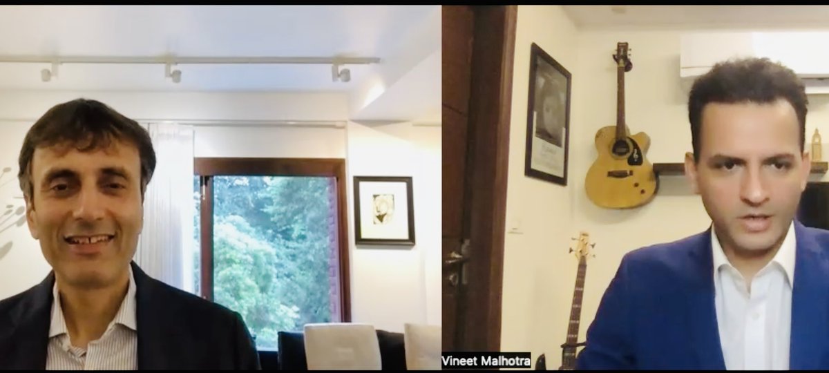 malhotravineet7's tweet photo. Had an amazing conversation with fellow #dipsite and best selling author #Ruchirsharma ! Details coming soon #morganstanley #economist #economy https://t.co/lxQI02sOya