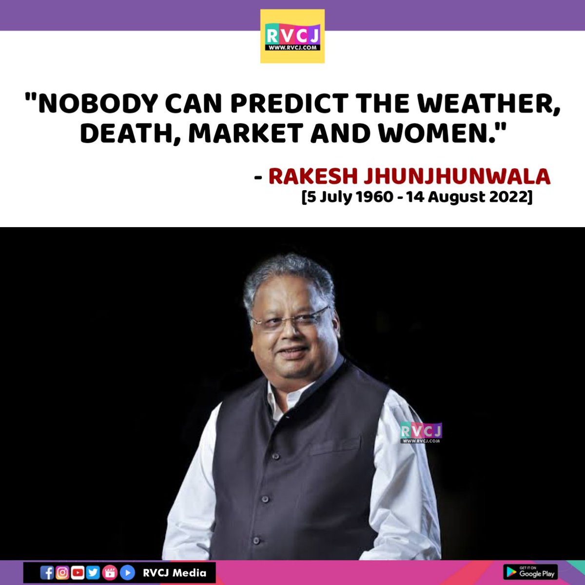 RVCJ_FB's tweet photo. Rakesh Jhunjhunwala!🙏🙏 https://t.co/ukjwXswZ8p