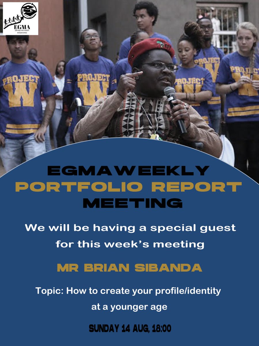 egma_org's tweet photo. Today, EGMA will be graced with a few words from a prominent leader in society. We ask all members of the organization. We ask all our members to join as this will be a very insightful session from which we can all draw from.
Don't miss it. https://t.co/uYdDPDeJqg