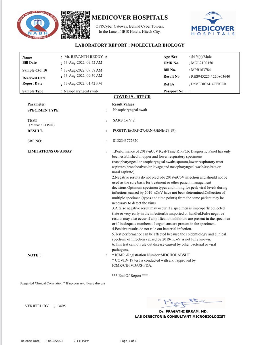 revanth_anumula's tweet photo. Suffering from mild flu like symptom’s, I got myself tested for Covid and tested Positive yesterday. 

I urge all those who came in contact with me in the last few days to get themselves tested, isolate &amp; follow covid protocols. https://t.co/KCKDHcJYi2