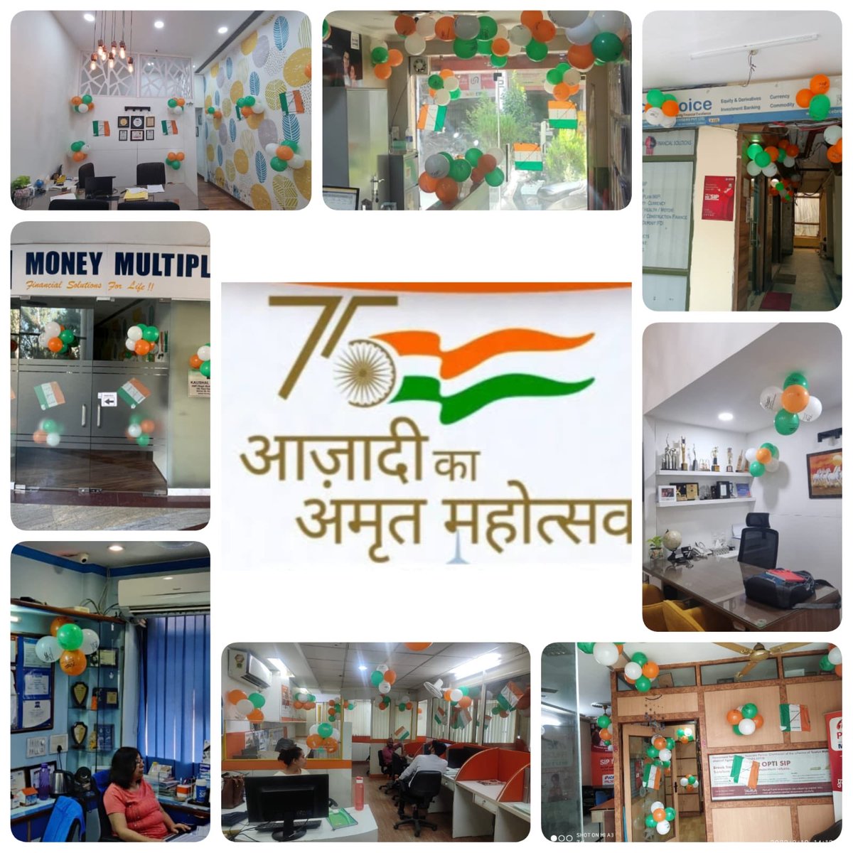 NileshShah68's tweet photo. #AzadiKaAmritMahotsav 
Celebrating #HarGharTiranga with our Partners @KotakMF in New Delhi https://t.co/KV6aDsJgsn