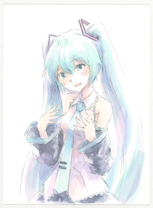 会場でお会いした何人かにお渡ししたこのミクさん、セブンのネップリに登録しておりますので、マジミラの帰りにでもぜひ!番号は 4841 1501 でハガキサイズです 