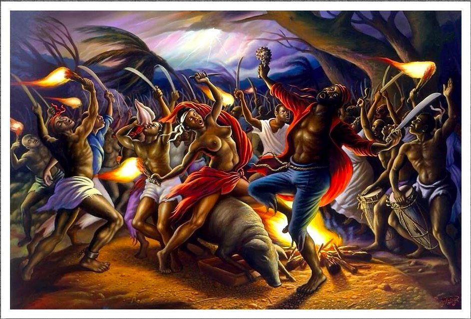 Haitianaute's tweet photo. 🇭🇹📅 #CeJourLà Le 14 août 1791 eut lieu la Cérémonie du Bois-Caïman, présidée par le prêtre vodou Dutty #Boukman. Cet évènement conduira à la plus grande révolte d'esclaves jamais enregistrée sur la face de la Terre et à l'indépendance d'Haïti. #Haïti ⤵️https://t.co/XacApKbWmV https://t.co/o9RASasN4p