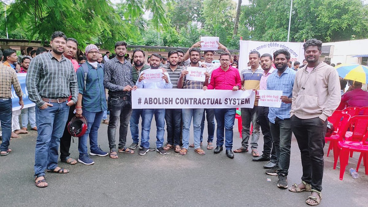 <a href="/CMO_Odisha/">CMO Odisha</a> Is it a sign of transparency in your governance that the state government has been abusing its employees deprived from their legitimate pay&amp;service benifit under a system called Contractual rule /initial appointment rule during the long 22year rulling of the state?