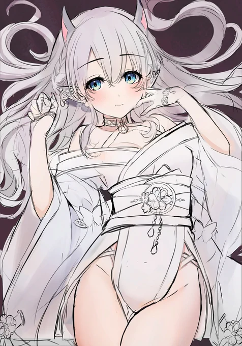 絵に題材に百鬼夜行などどうかと頂いたんですが、たくさん描くと遅筆故に何ヶ月掛かるか分からなかったので、妖怪風味の絵にしときました。差分も描きたいので多分完成させます。 
