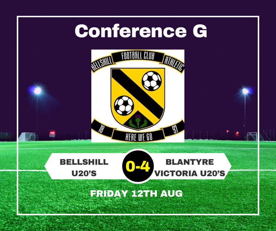 Bellshill U20’s Development squad went down 0-4 to Blantyre Vics u20’s on the on the opening game of the season. Good luck to <a href="/BVFC1890/">Blantyre Victoria</a> for the season ahead. 

#monthehill #bellshillathletic #sldfl